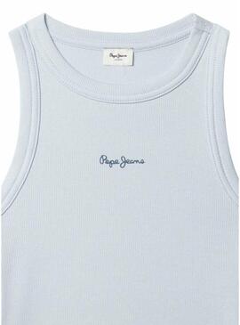 Maglietta Pepe Jeans Giselle blu per bambina