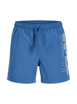 Costume da bagno Jack and Jones Maui blu per bambino