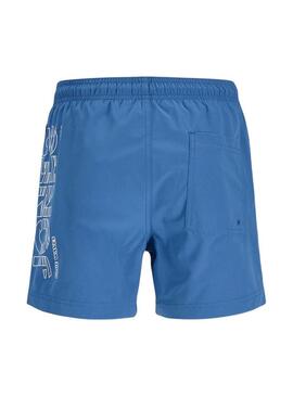 Costume da bagno Jack and Jones Maui blu per bambino