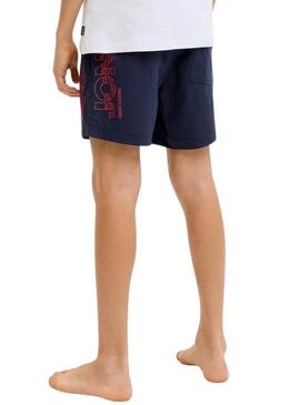 Costume da bagno Jack and Jones Maui blu scuro per bambino.