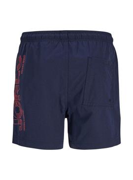 Costume da bagno Jack and Jones Maui blu scuro per bambino.