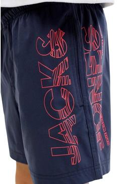 Costume da bagno Jack and Jones Maui blu scuro per bambino.