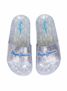 Infradito Pepe Jeans Wave Pop con glitter per ragazza