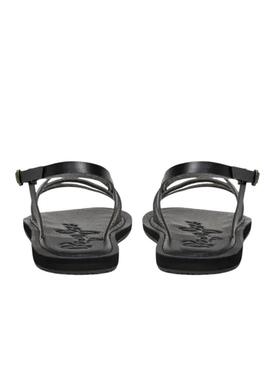 Sandalia Pepe Jeans Rio Sand nera per donna