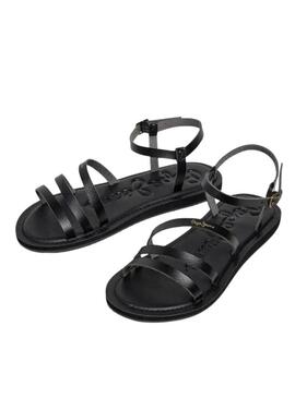 Sandalia Pepe Jeans Rio Sand nera per donna