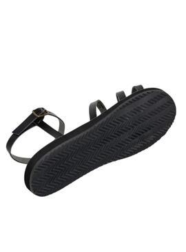 Sandalia Pepe Jeans Rio Sand nera per donna