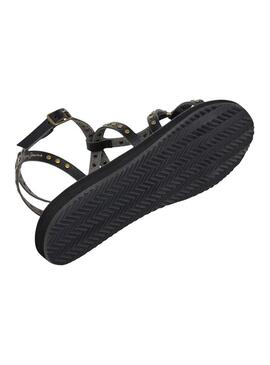 Sandalia Pepe Jeans Rio Studs nera per donna