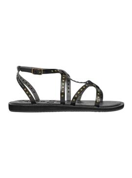 Sandalia Pepe Jeans Rio Studs nera per donna