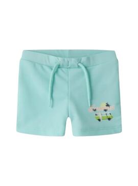 Costume da bagno Name It Zigurt turchese per bambino.