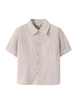 Camicia Name It Father tostata per bambino