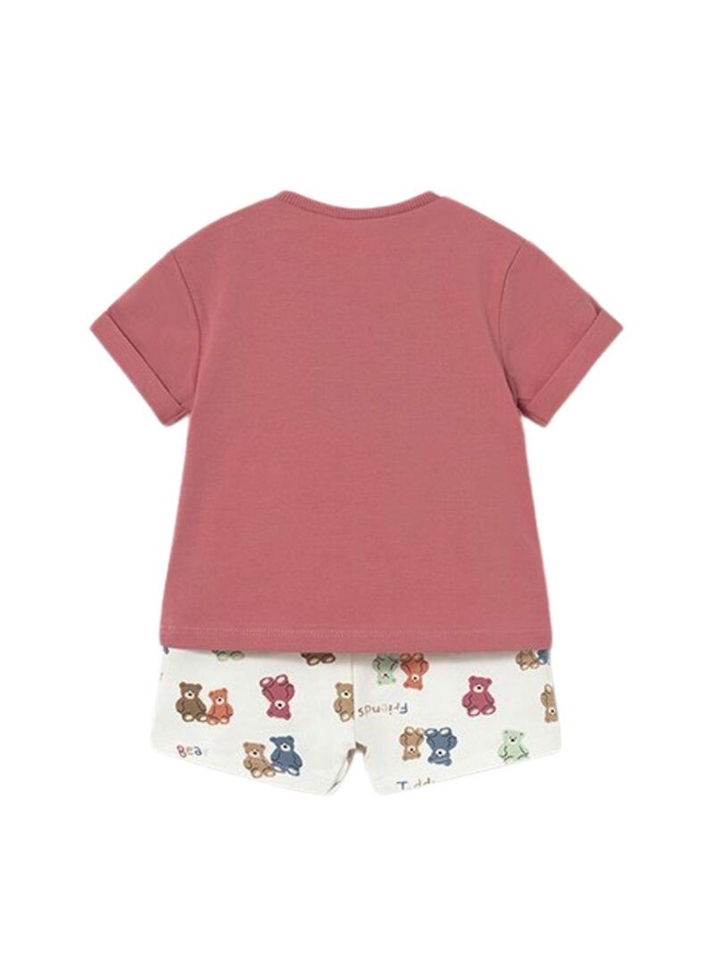 Set Mayoral orsacchiotto Teddy rosa per neonati