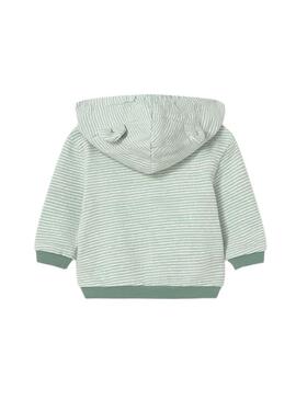 Set Mayoral tre pezzi verde a palloncino per bambino