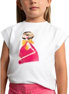 Maglietta Mayoral Model bianca per ragazza