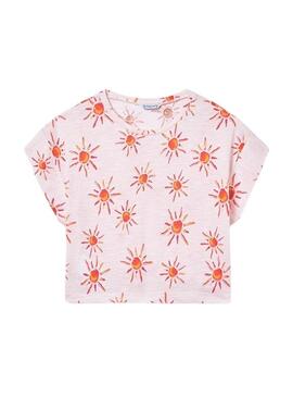 Maglietta Mayoral Sol rosa per ragazza