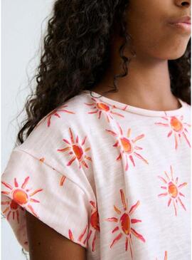 Maglietta Mayoral Sol rosa per ragazza