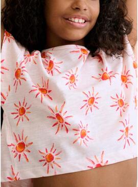 Maglietta Mayoral Sol rosa per ragazza