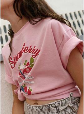 Maglietta Mayoral Cocktail rosa per bambina