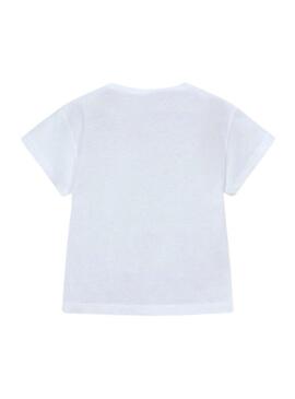 Maglietta Mayoral Girl bianca per bambina