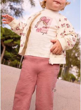 Tuta Mayoral ciliegie rosa per ragazza