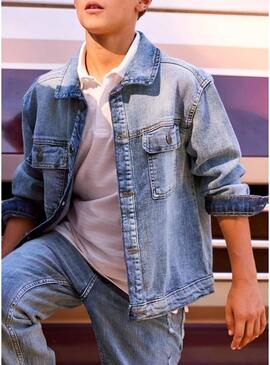 Giacca di jeans Mayoral blu per bambino