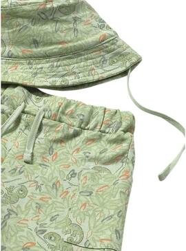 Set tre pezzi Mayoral Camaleón verde per bambino