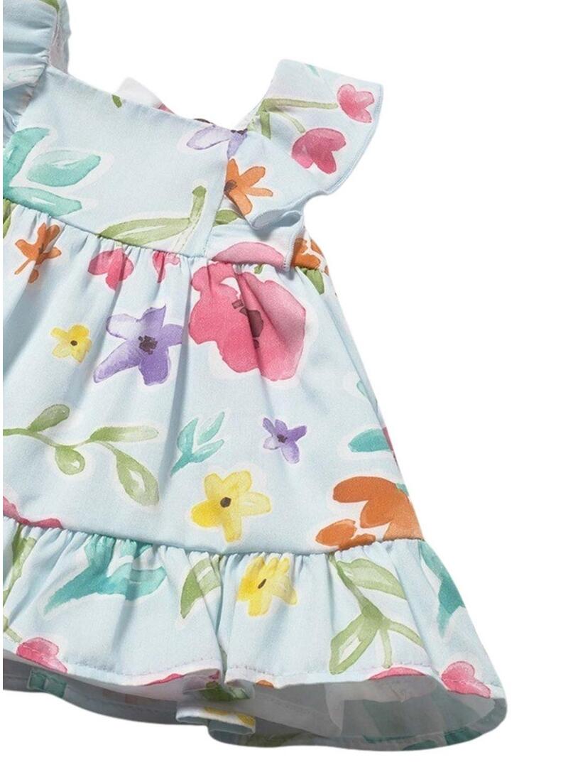 Abito copripannolino Mayoral stampato floreale per neonata