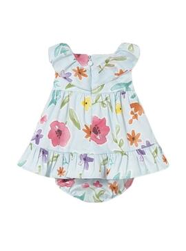 Abito copripannolino Mayoral stampato floreale per neonata
