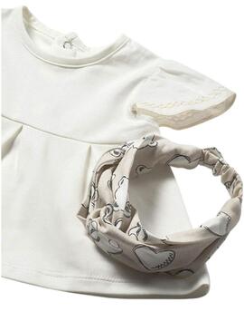 Set di tre pezzi Mayoral con orsetti crudi per neonati.