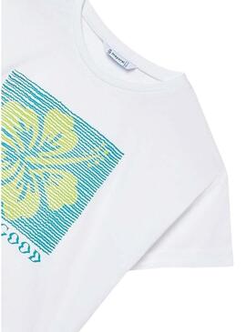 Maglietta Mayoral Life is Good gialla per ragazza