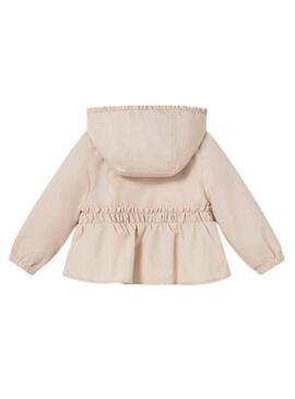 Anorak Mayoral beige per bambina