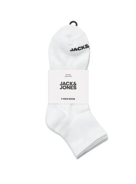 Pack calze Jack and Jones Cluca bianche per uomo