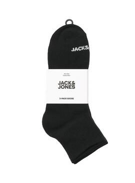 Confezione calze Jack and Jones Cluca nere per uomo.