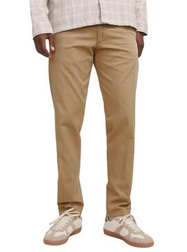 Pantaloni Jack and Jones Kane beige cinesi per uomo