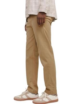 Pantaloni Jack and Jones Kane beige cinesi per uomo