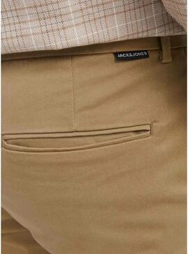Pantaloni Jack and Jones Kane beige cinesi per uomo