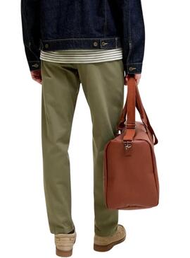 Pantaloni Jack and Jones Kane verde cinese per uomo.