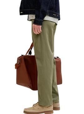 Pantaloni Jack and Jones Kane verde cinese per uomo.