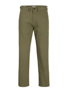 Pantaloni Jack and Jones Kane verde cinese per uomo.