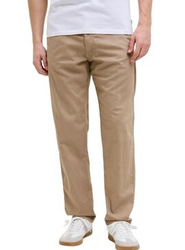 Pantaloni Jack and Jones Kane Bindi beige per uomo
