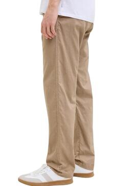 Pantaloni Jack and Jones Kane Bindi beige per uomo