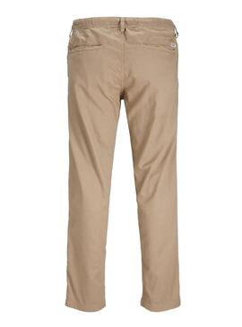 Pantaloni Jack and Jones Kane Bindi beige per uomo