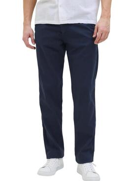 Pantaloni Jack and Jones Kane Bindi blu per uomo