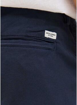 Pantaloni Jack and Jones Kane Bindi blu per uomo