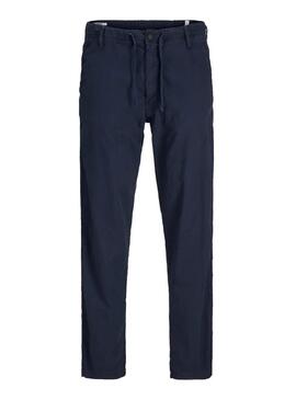 Pantaloni Jack and Jones Kane Bindi blu per uomo