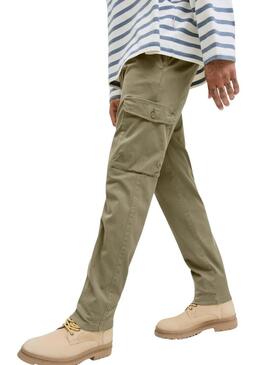 Pantaloni Jack and Jones Stace Arthur verdi per uomo