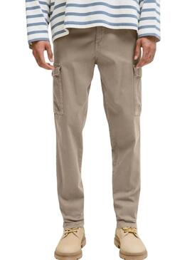 Pantaloni beige da uomo Jack and Jones Stace Arthur