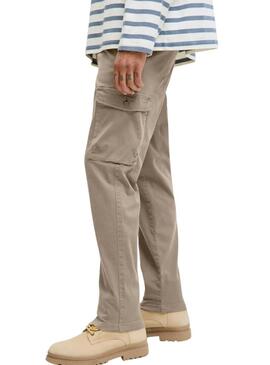 Pantaloni beige da uomo Jack and Jones Stace Arthur