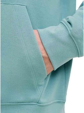Felpa Jack and Jones Cole turchese per uomo