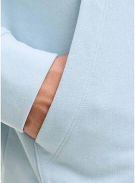 Felpa Jack and Jones Cole blu per uomo