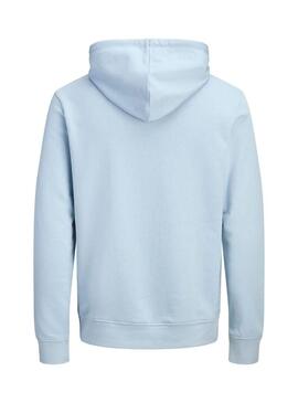 Felpa Jack and Jones Cole blu per uomo